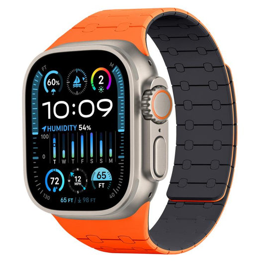 xDfind Contrasting Colors Magnetic Silicone Watch Band