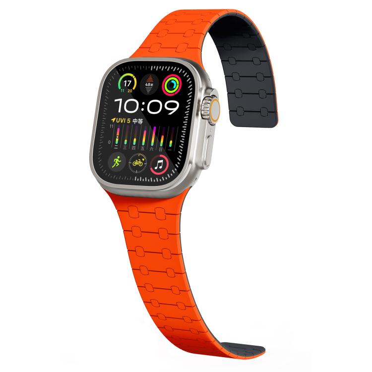 xDfind Contrasting Colors Magnetic Silicone Watch Band