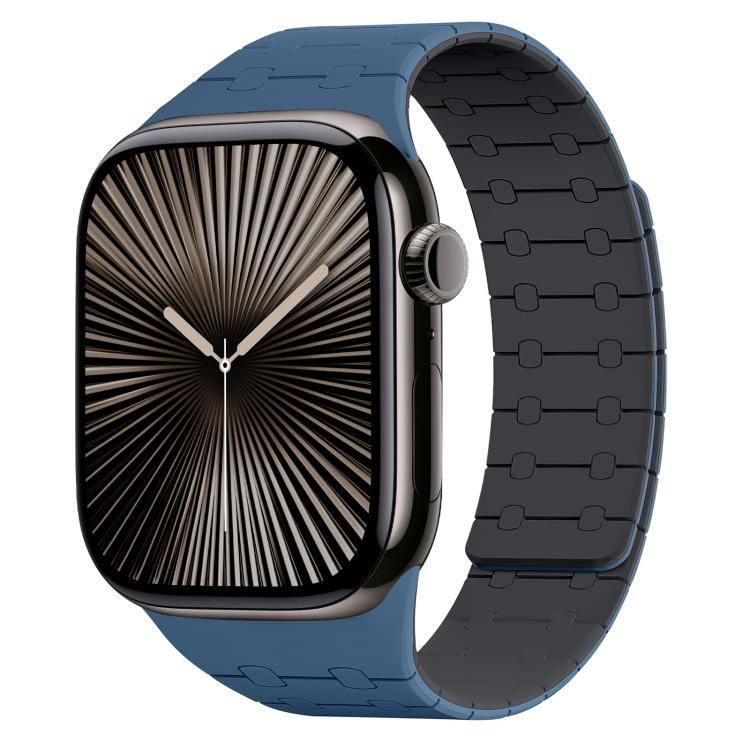 xDfind Contrasting Colors Magnetic Silicone Watch Band