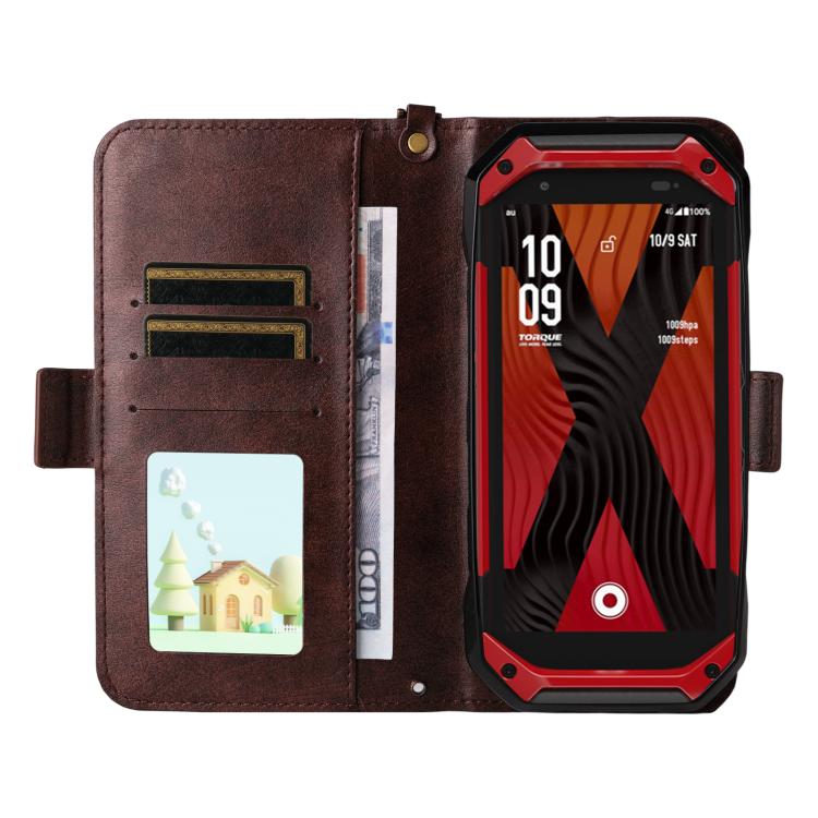 Multi-card Slots Crossbody Cowhide Leather Phone Case