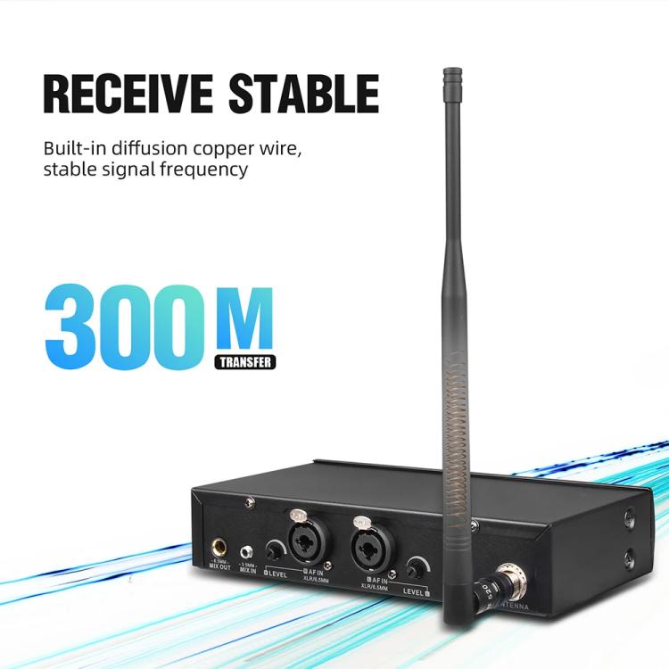 DEBRA ER-102 Professional Stage Wireless Audio Return Monitoring System with One Receiver