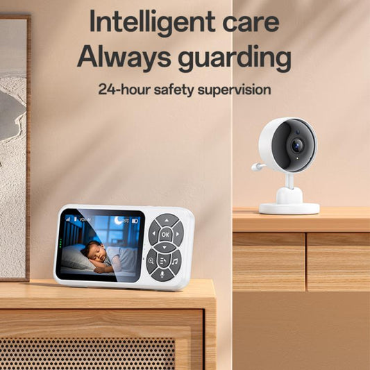 Yesido KM26 3.5 inch TFT screen 2.4G Baby Monitor Care Camera, Plug: UK Plug, KM26