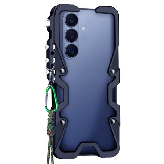 Trigger Design Hohlmetallrahmen-Handyhülle mit Umhängeband, für Samsung Galaxy S26+ 5G, für Samsung Galaxy S26 Ultra 5G, für Samsung Galaxy S25 FE 5G, für Samsung Galaxy S25 Edge 5G, für Samsung Galaxy S25+ 5G, für Samsung Galaxy S25 Ultra 5G