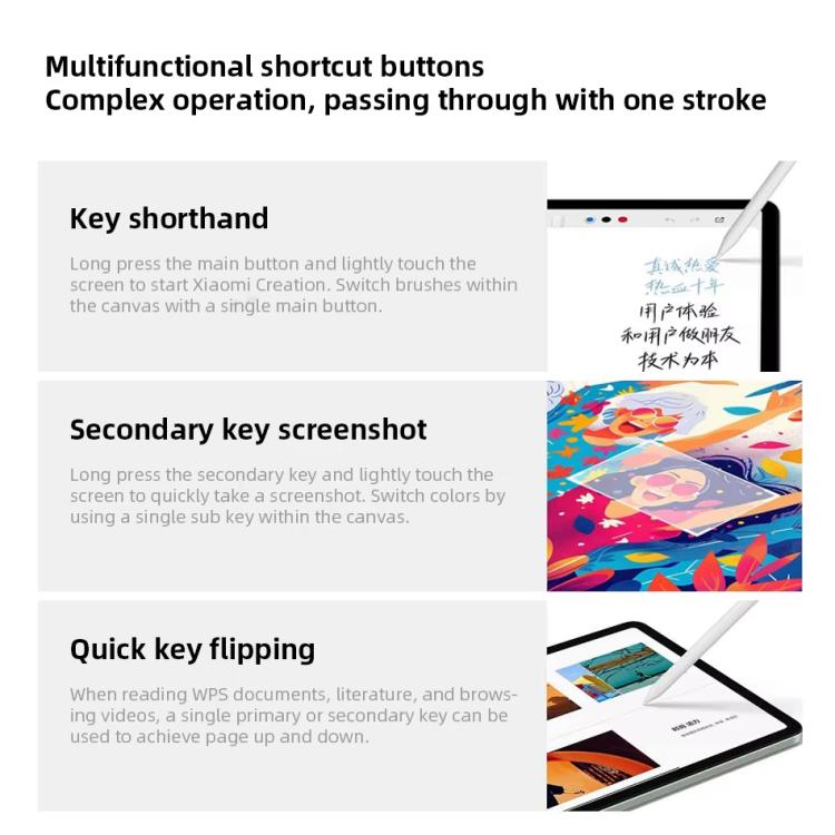 Original Xiaomi Redmi Inspiration Stylus Pen for Redmi Pad Pro / Pad 2 / K Pad