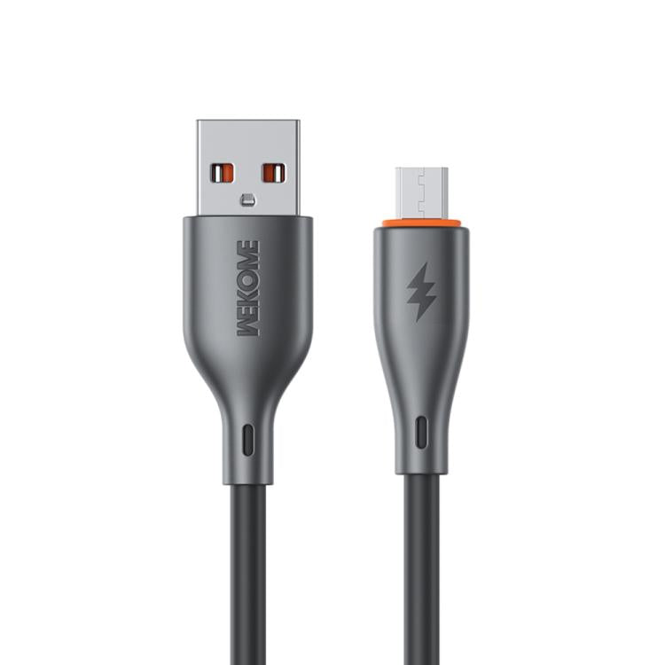 WK WDC-116m 12W USB to Micro USB Fast Charging Data Cable, Length: 1m