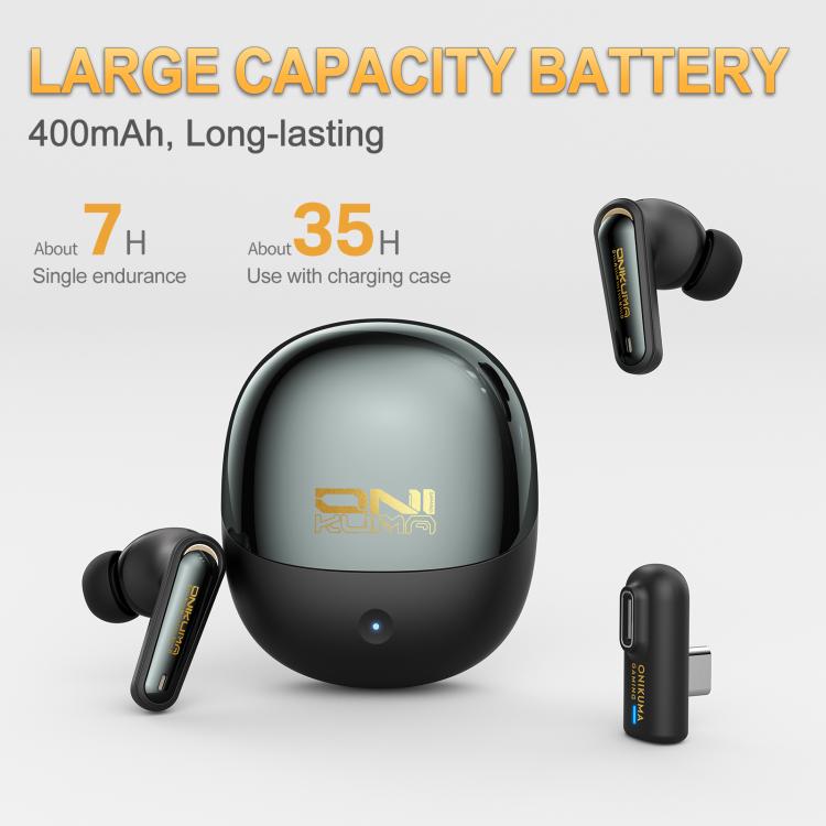 ONIKUMA TX610 Dual Mode 2.4G Receiver and Wireless Bluetooth Earphone