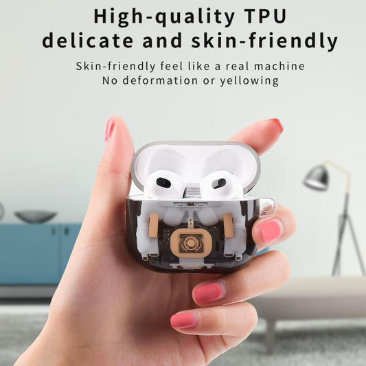Mechanical Structure Earbuds Box Protective Case, For AirPods Pro 3