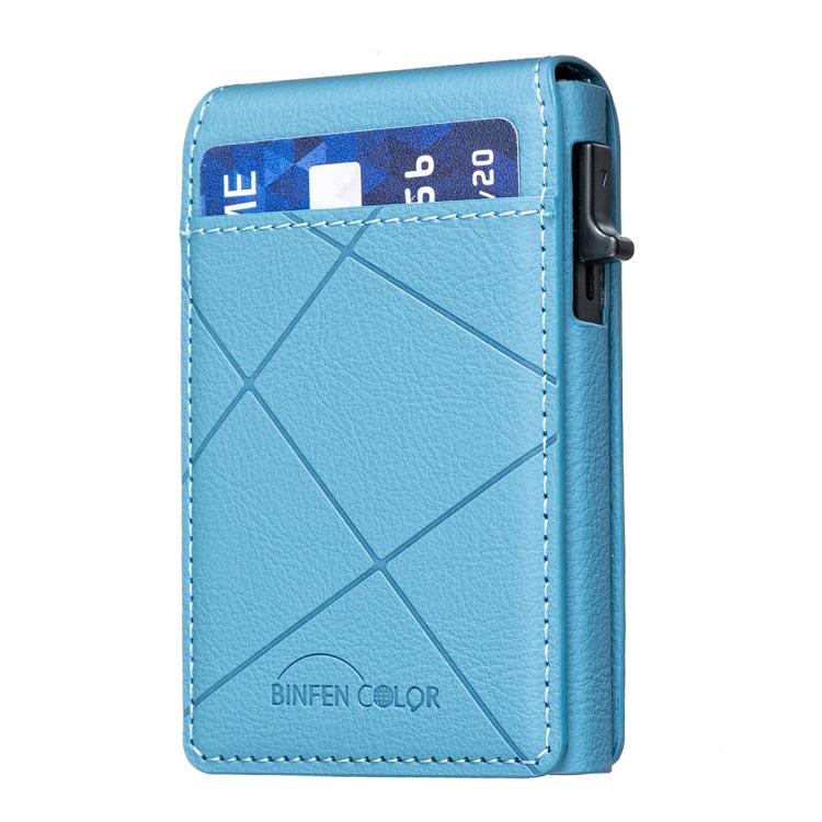 BFK32 Embossed Prismatic MagSafe Magnetic Leather Card Bag
