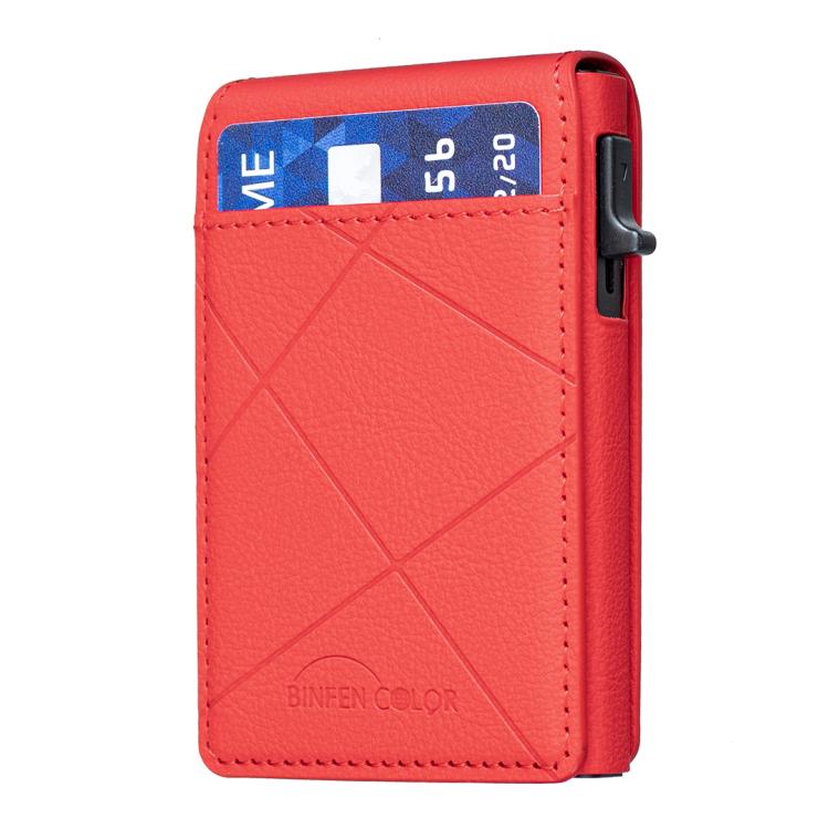 BFK32 Embossed Prismatic MagSafe Magnetic Leather Card Bag