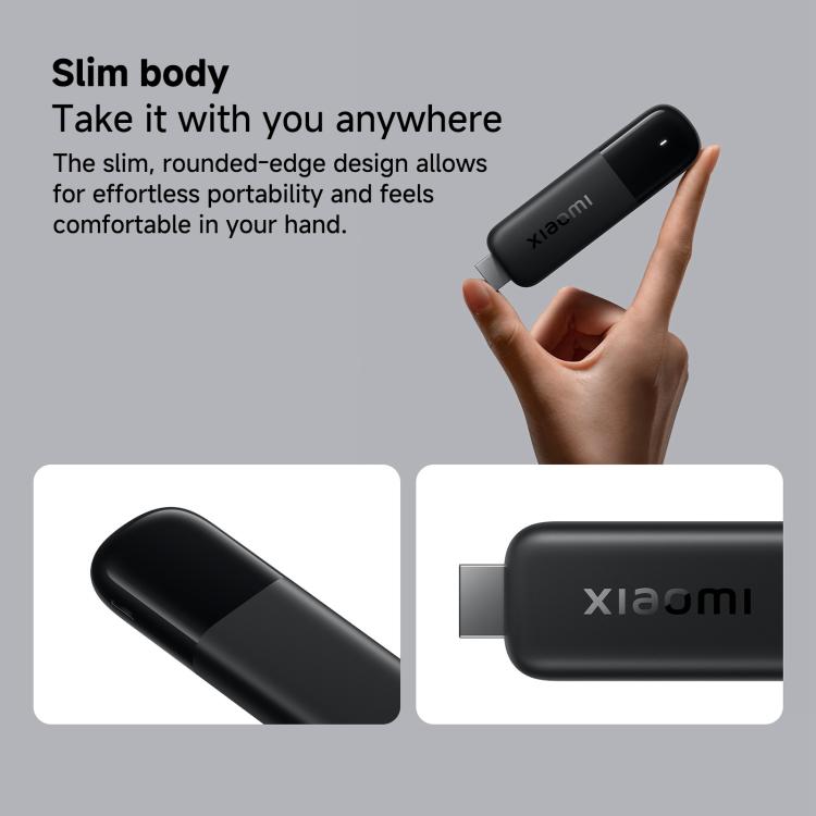 Original Xiaomi TV Stick 2nd Gen Quad Core Cortex-A55 4K Ultra HD Dual-Band WiFi6 Google TV Stick, Global Version with Google Play