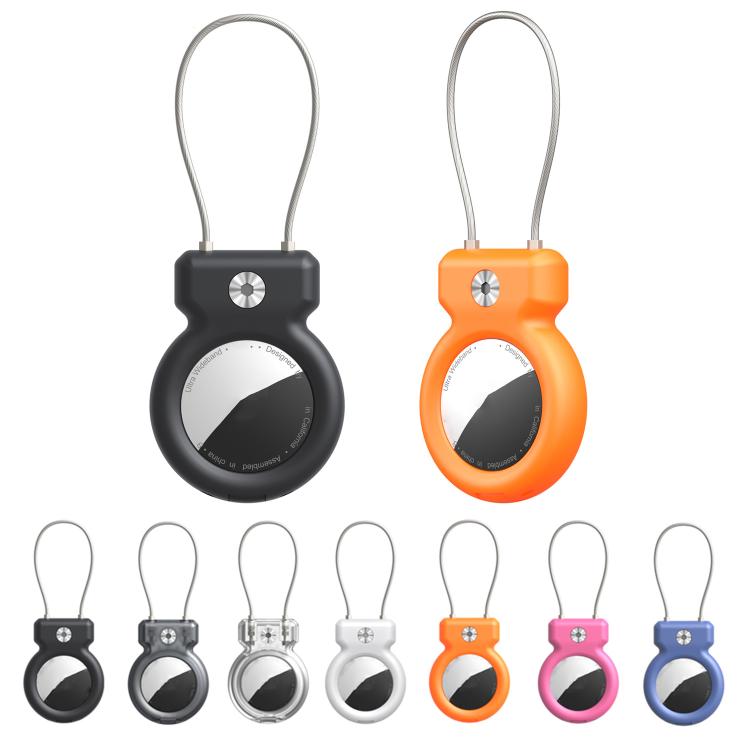 Positioning Tracker Steel Wire Anti-theft Protective Cover, For AirTag