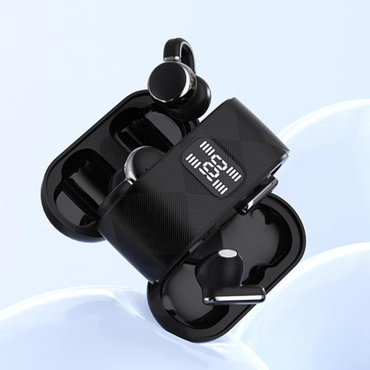Écouteurs Bluetooth sans fil J-Q16 2 en 1 avec affichage numérique et réduction de bruit ENC