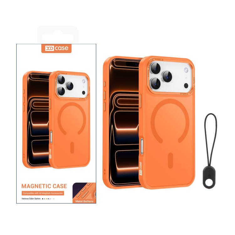 XDcase Metall-Linsenrahmen Handyhülle mit Skin-Feeling und Magnetverschluss, für iPhone 17 Pro Max, für iPhone 17 Pro, für iPhone 17