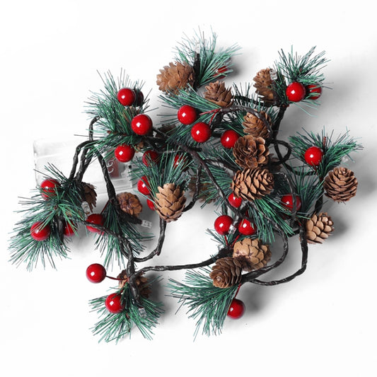Christmas Pine Needles Colorful Light String Lamp Length: 2m