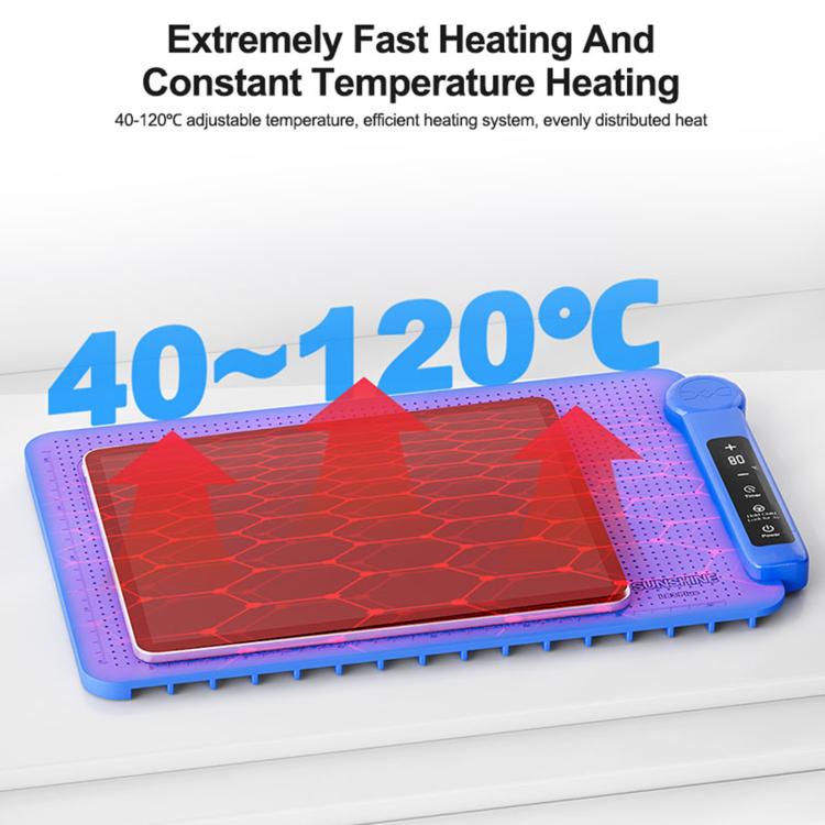 SUNSHINE LS3 Plus 17 inch LCD Screen Intelligent Temperature Control Heating Stage Separator Pad, US Plug, EU Plug