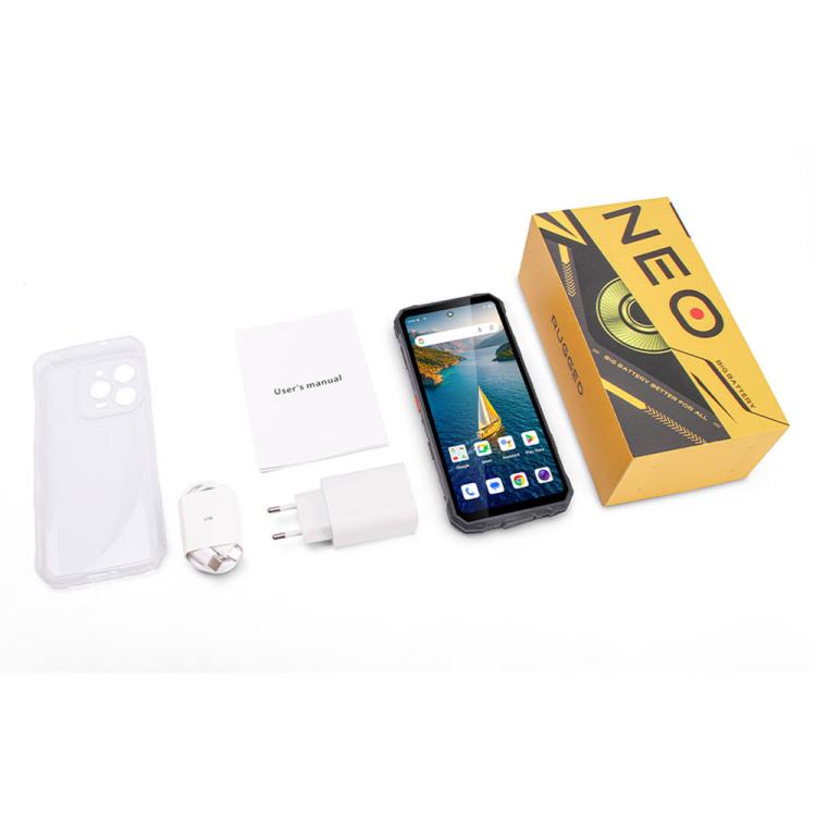 Téléphone robuste UNIWA F917, Vision nocturne, 6 Go+128 Go, Android 14 6,79 pouces MediaTek MT6769 Helio G85 Octa Core, Réseau : 4G, NFC, Prise EU, Prise US, Prise UK, Prise AU