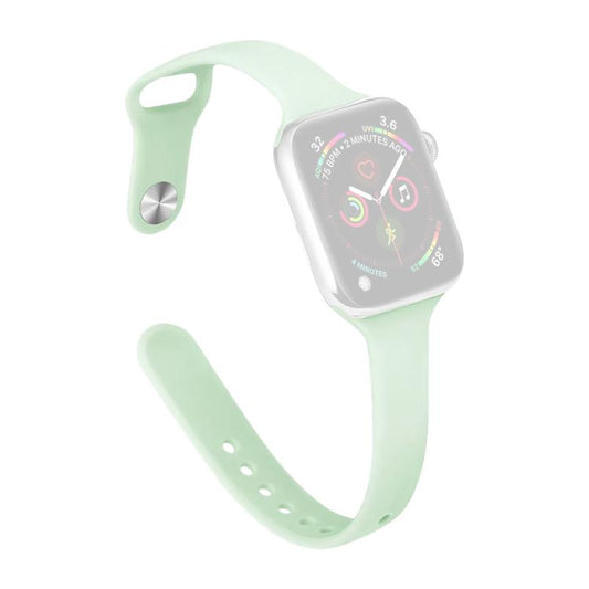 xDfind Small Waist Reverse Buckle Silicone Watch Band, For Apple Watch 38 / 40 / 41 / S11 42mm