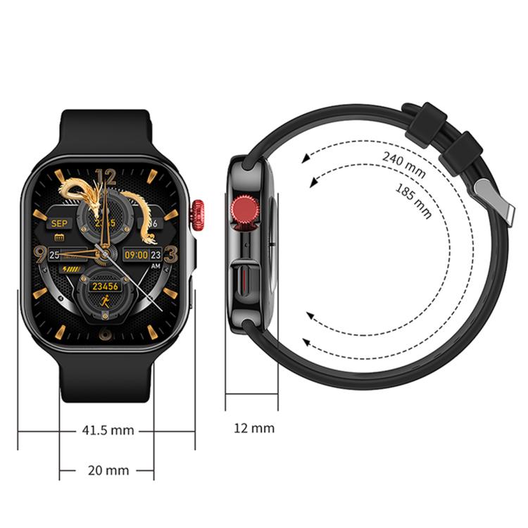 CY39 2.02 inch HD Color Screen Sports Smart Watch Supports Bluetooth Call, Health Monitoring