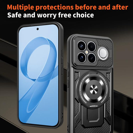 Armor Rotating Holder MagSafe Phone Case, For Redmi K90 Pro Max / Poco F8 Ultra, For Redmi K90 / Poco F8 Pro, For Redmi 15 5G Global / 4G SEA 169mm, For Redmi 15 5G / 4G EU 171mm, For Redmi 15C 5G / 4G Global 171mm