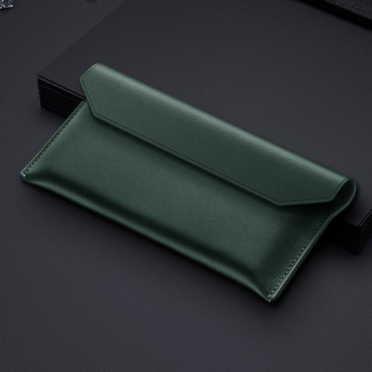 Envelope Design Genuine Leather Phone Case, For Samsung Galaxy Z TriFold