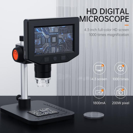 P220 4.3 inch 200W Pixel 1000x HD Microscope