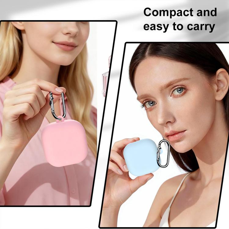 XDcase Solid Color Liquid Silicone Earbuds Case with Hook, For Samsung Galaxy Buds4 / 4 Pro