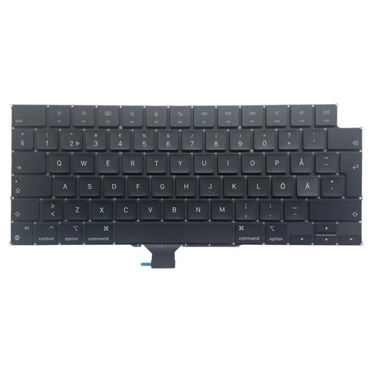 UK Big Enter Version Sweden Keyboard, For MacBook Pro 16.2 A3186, For MacBook Pro 16.2 A3403, For MacBook Pro 14.2 A3401, For MacBook Pro 14.2 A3185