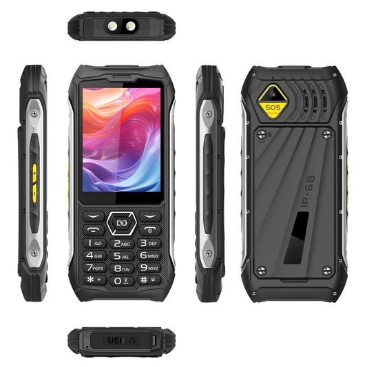 Téléphone durci HP336 4G IP68, 3,5 pouces, batterie 4500 mAh, réseau : 4G, BT, FM, SOS, torche, prise UE, prise US, prise UK, prise AU