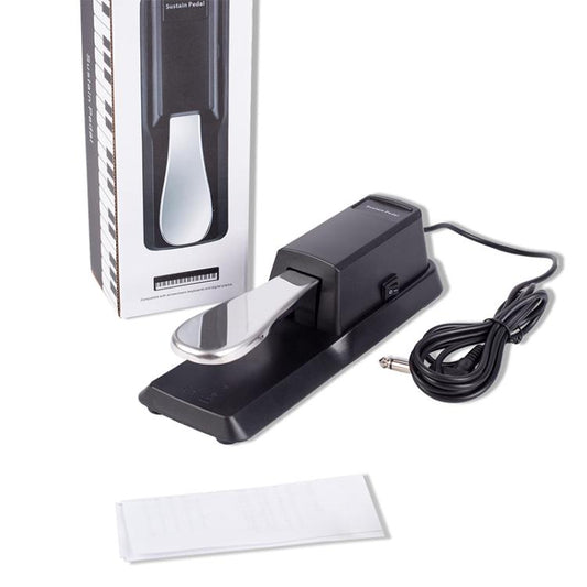 6.35mm Connector Piano Sustain Pedal MIDI Synthesizer Pedal, Cable Length: 1.85m, Cable Length: 1.85m