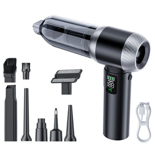 Aspirateur sans fil portable souffleur-aspirateur 2-en-1 SUTITU, écran LED, moteur sans balais, vidage de bac à poussière par simple pression, bac à poussière long