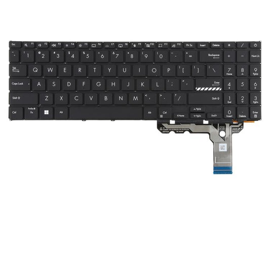 Pour clavier d'ordinateur portable rétroéclairé version US ASUS Vivobook X1504 X1504Z X1504V X1504VA, pour ASUS Vivobook X1504 (Noir)
