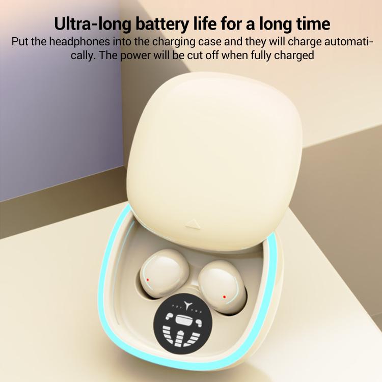 Sleep Noise Reduction Slide-Cover Ultra-Mini Semi-In-Ear Bluetooth Earphones, mini13N