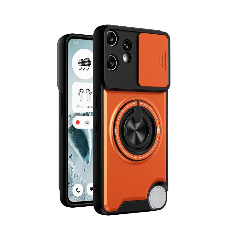 Lens Sliding Window Multifunctional Magnetic Shockproof Phone Case, For Nothing Phone 4a Pro, For Nothing Phone 4a, For Nothing Phone 3a Lite, For Nothing CMF Phone 2 Pro 5G