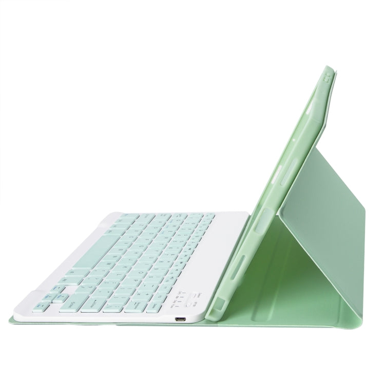 For iPad Air 11 2024 / 2025 / Air 4 2020 / Air 5 2022 A098B Detachable ABS Ultra-thin Candy Colors Bluetooth Keyboard Protective Case with Stand & Pen Slot, A098B