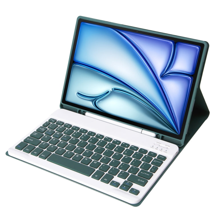 For iPad Air 11 2024 / 2025 / Air 4 2020 / Air 5 2022 A098B Detachable ABS Ultra-thin Candy Colors Bluetooth Keyboard Protective Case with Stand & Pen Slot, A098B