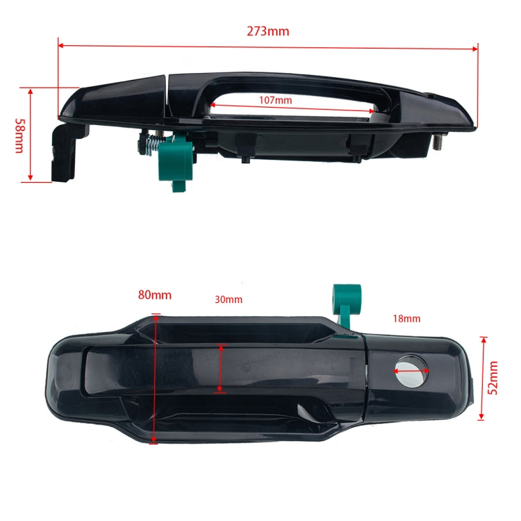 Car Left Front Door Outside Handle 82650-3E010 for KIA Sorento 2003-2006, Left Front