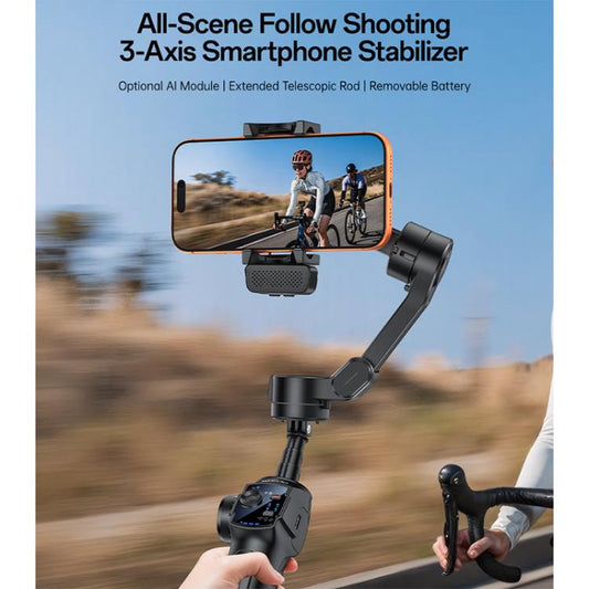 Yesido SF32 Pro Telescopic 3-Axis Gimbal Selfie Stick with AI Module, SF32 Pro