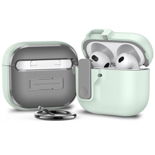 XDcase Armor Full-body Earphone Case with Hook & Security Lock, For AirPods 5 / 4, For AirPods Pro 3, For AirPods Pro 2 / 1