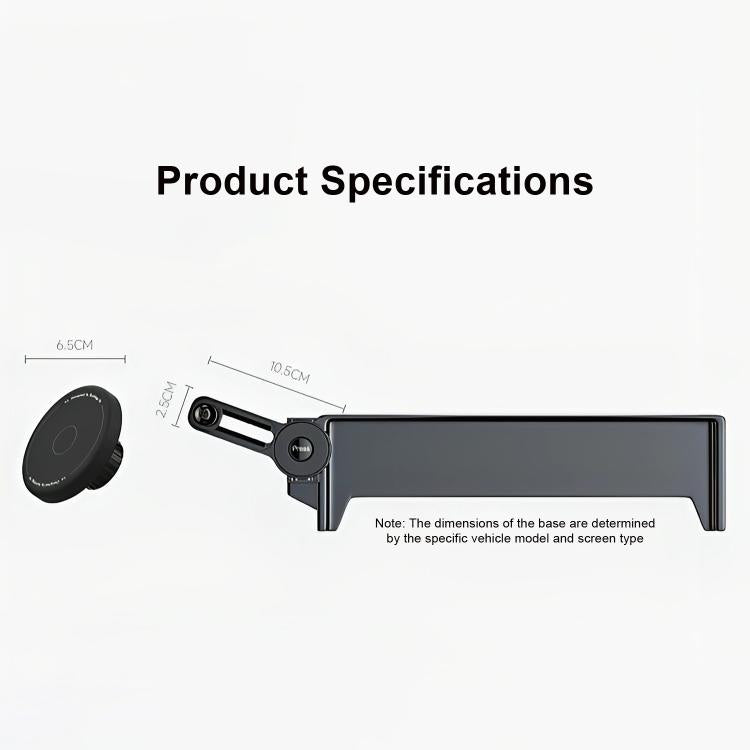 Auto-Bildschirm-Magnethalterung für Telefone mit Verlängerungsarm, für Honda Civic / Integra der 11. Generation 2022-2025, für Honda XR-V 2023-2024 / Vezel 2023, für Honda ZR-V 2022-2023 / HR-V 2023, für Honda Accord 2018-2022 mit 10,25-Zoll-Bildschirm