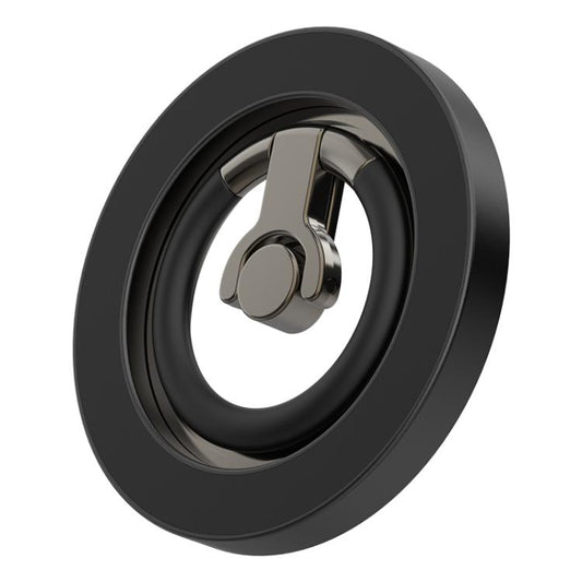 Multi-Functional 360 Degree Rotation Ring Buckle Magnetic Phone Holder with Silicone Ring Guard