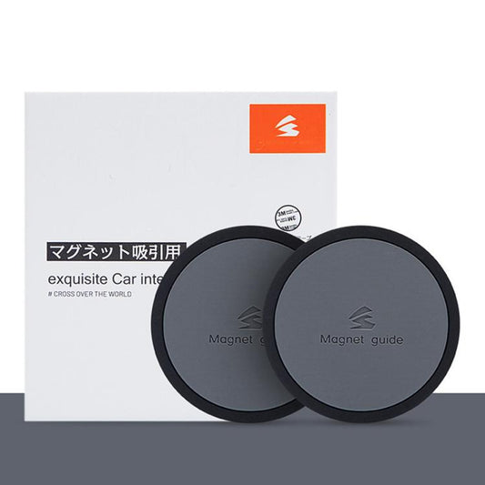 2tlg. / Set Auto-Telefonhalterung 40mm Runde Silikon-Magnetführungsplatte