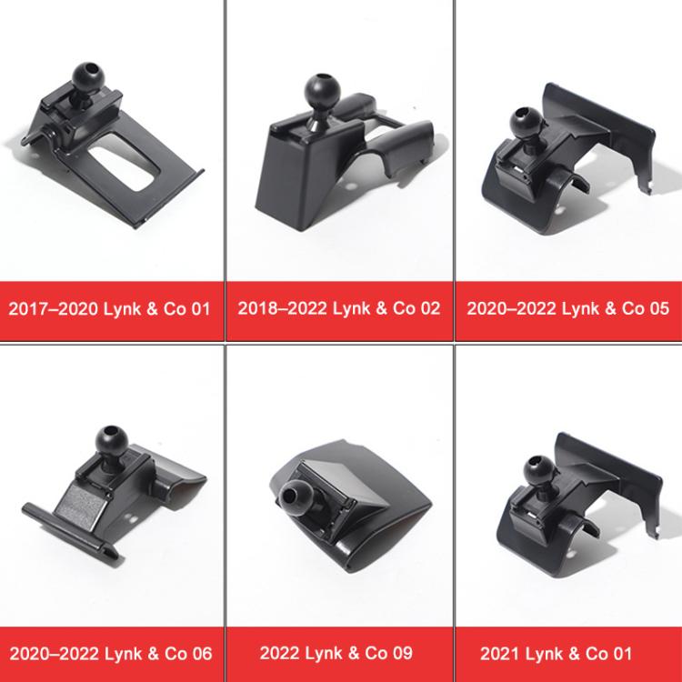 Car Air Vent Metal Gravity Phone Holder Mount, For Geely LYNK & CO 09 2021–2024, For Geely LYNK & CO 06 2020–2022, For Geely LYNK & CO 05 2020–2023, For Geely LYNK & CO 02 / 03 2018–2022, For Geely LYNK & CO 01 2017-2020, For Geely LYNK & CO 01 2021-2024
