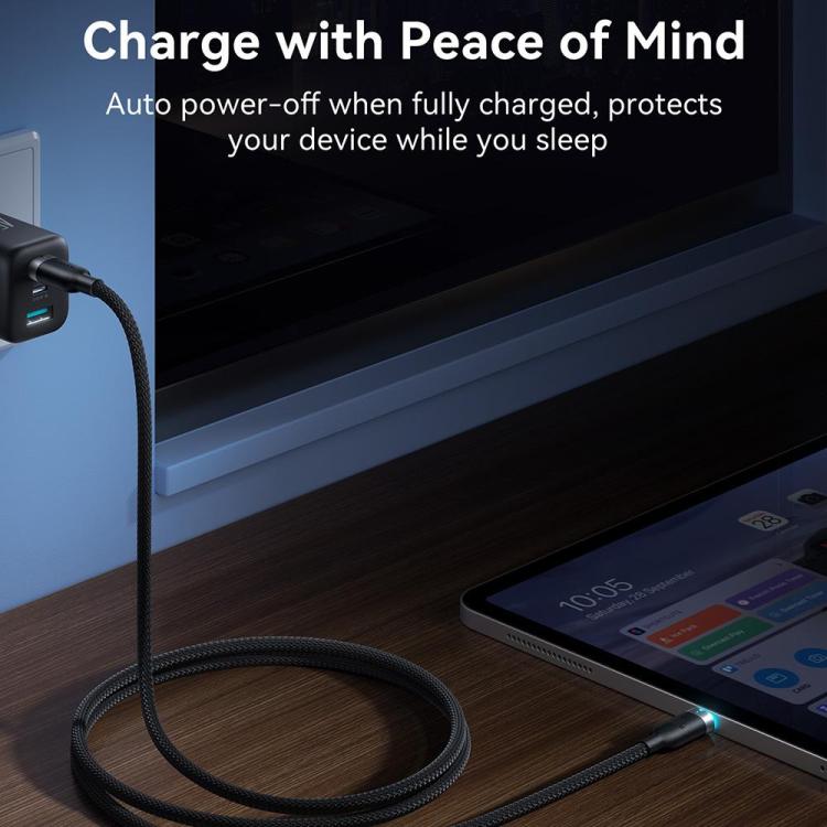 JOYROOM S-A63 StarWay Series 1.2m 30W Type-C to 8 Pin Auto Power-Off Fast Charging Data Cable, Type-C to 8 Pin