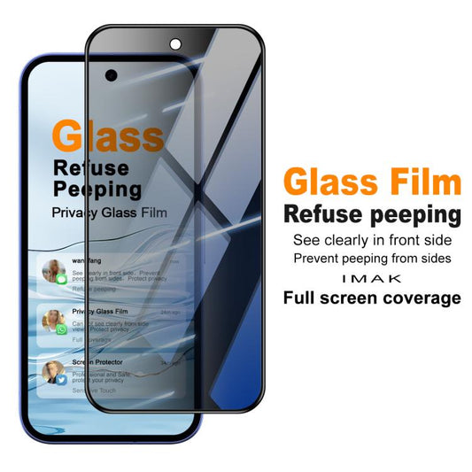 imak Privacy Tempered Glass Film, Not Support Fingerprint Unlocking, For Google Pixel 10a