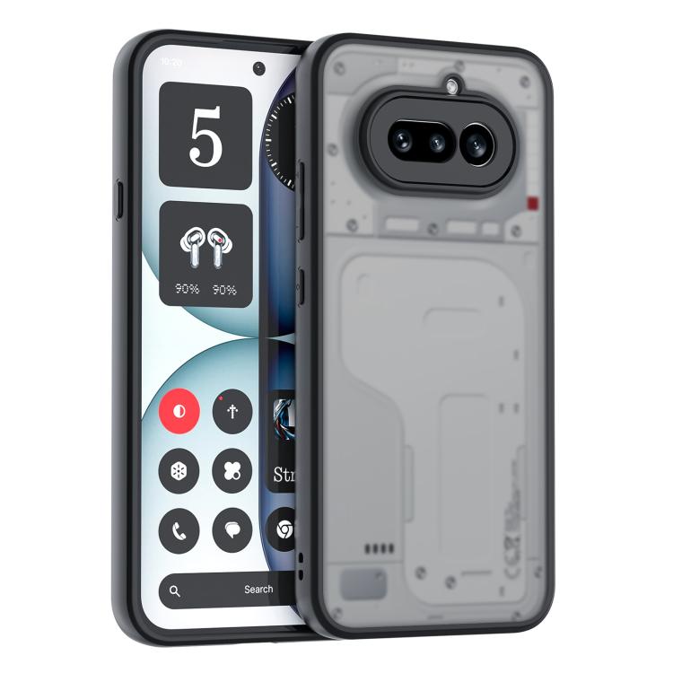 Fine Pore Matte Black TPU + PC Phone Case, For Nothing Phone 4a Pro, For Nothing Phone 4a