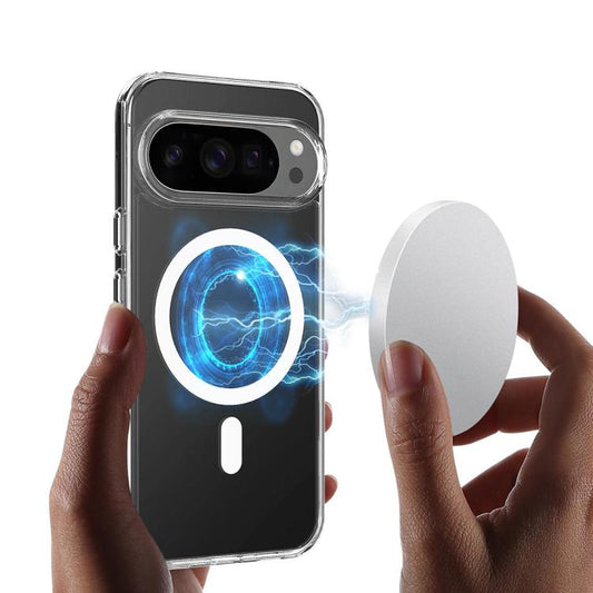 Large Hole Camera MagSafe Magnetic Clear Acrylic TPU Case, For Google Pixel 10 Pro, For Google Pixel 10, For Google Pixel 9a, For Google Pixel 9 Pro, For Google Pixel 9