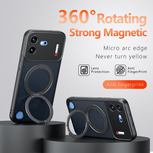 Armor Magnetic Holder PC Hybrid TPU Phone Case, For Nothing Phone 4b, For Nothing Phone 4a Pro, For Nothing Phone 4a