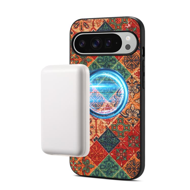 Denior A07 Flower Language Series Magnetic Vegan Leather Phone Case, For Google Pixel 10 Pro XL