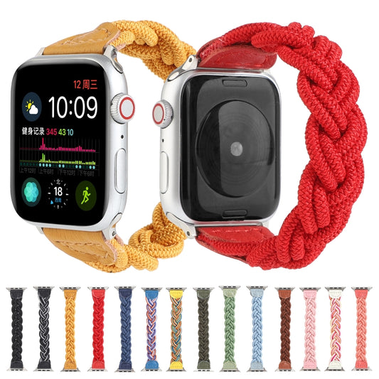 Elastic Woven Watchband For Apple Watch Series 6 & SE & 5 & 4 44mm / 3 & 2 & 1 42mm, 120mm, 130mm, 150mm, 160mm