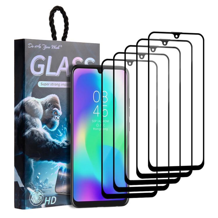 5pcs / Pack Do As You Wish Silk Screen Printed HD Tempered Glass Film, For Tecno Pop 10C 4G, For Tecno Spark 40 4G, For Tecno Pova 7 Ultra 5G, For Tecno Pova 7 4G, For Tecno Spark 30 Pro, For Tecno Spark 30 4G, For Tecno Pop 9 5G, For Tecno Spark Go 20...